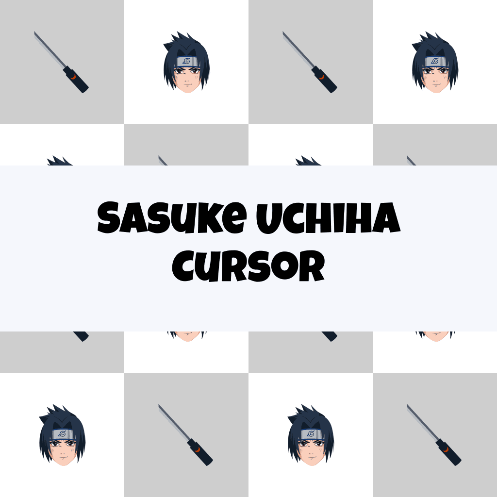 Preview Sasuke Uchiha cursor custom cursor pack